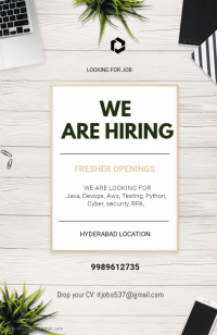 !!Welcoming All freshers IT|Software Jobs Hyderabad